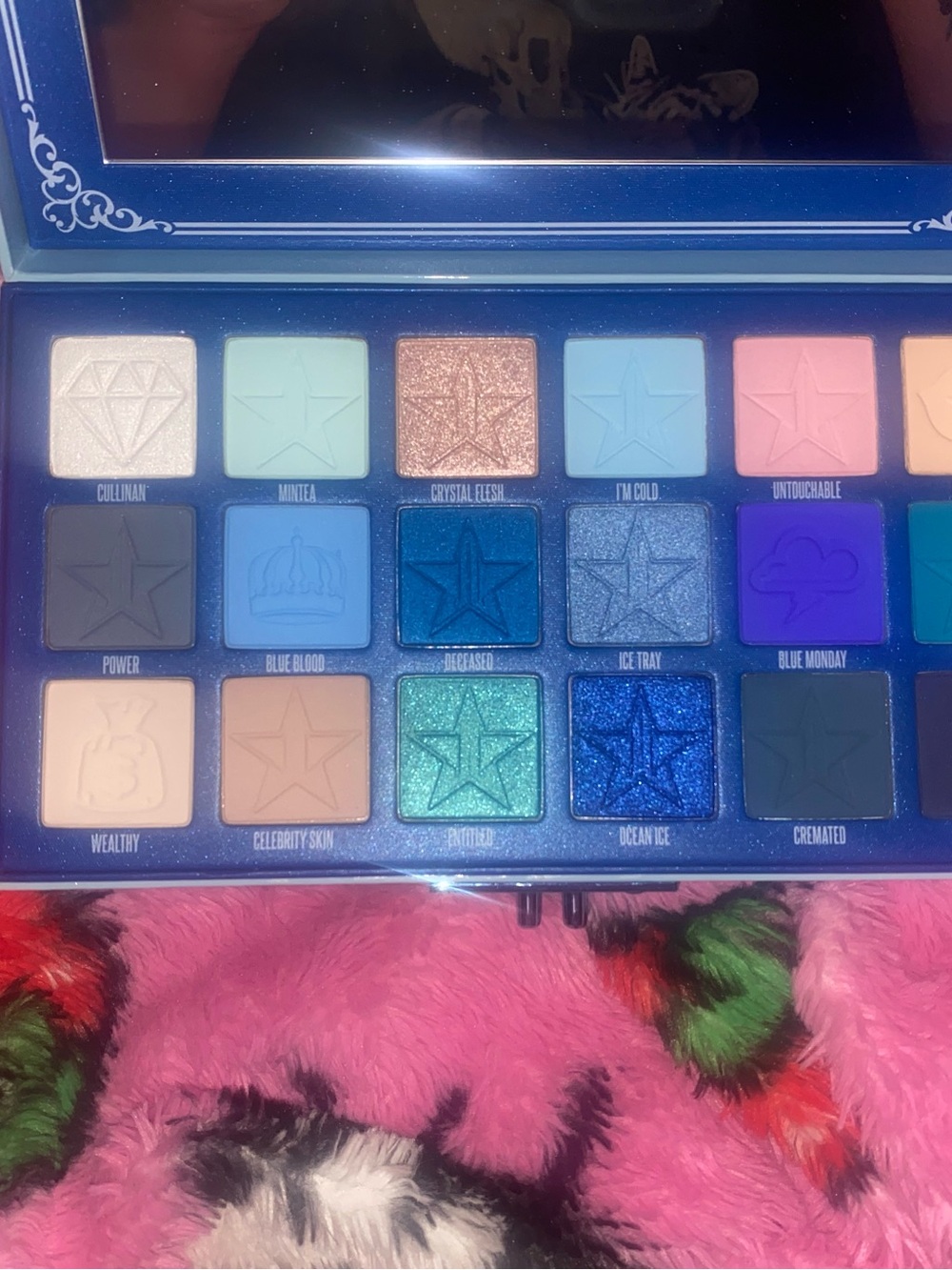 Jeffree Star Blue Blood Palette Box - Royal Blue with White Logo - Picture 7 of 7